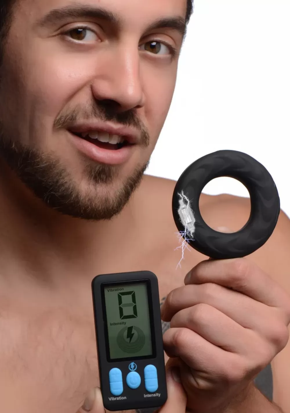 Best Healthy & Active E-Stim Pro Silicone Vibrating Cock Ring with Remote Control
