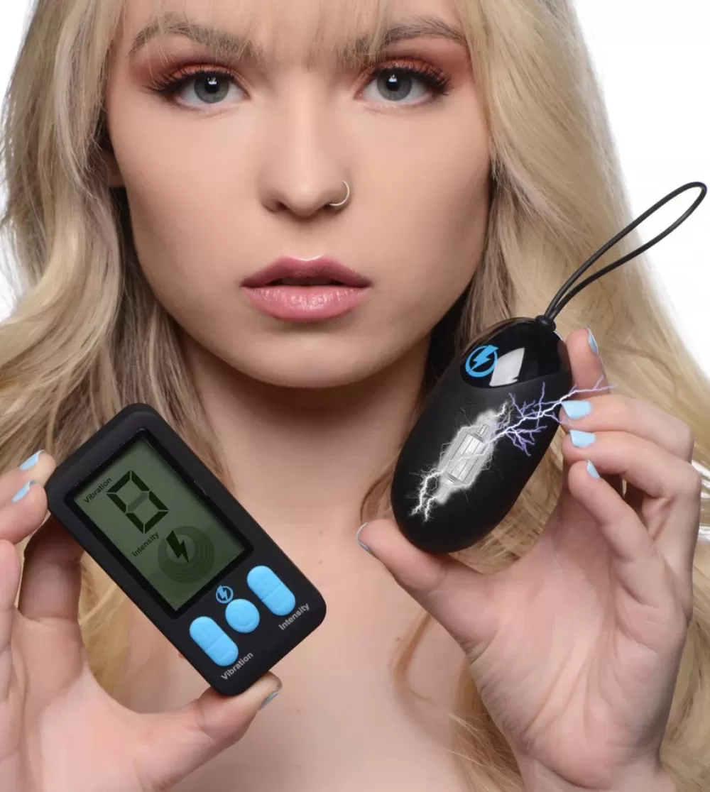 Outlet Healthy & Active E-Stim Pro Silicone Vibrating Egg with Remote Control