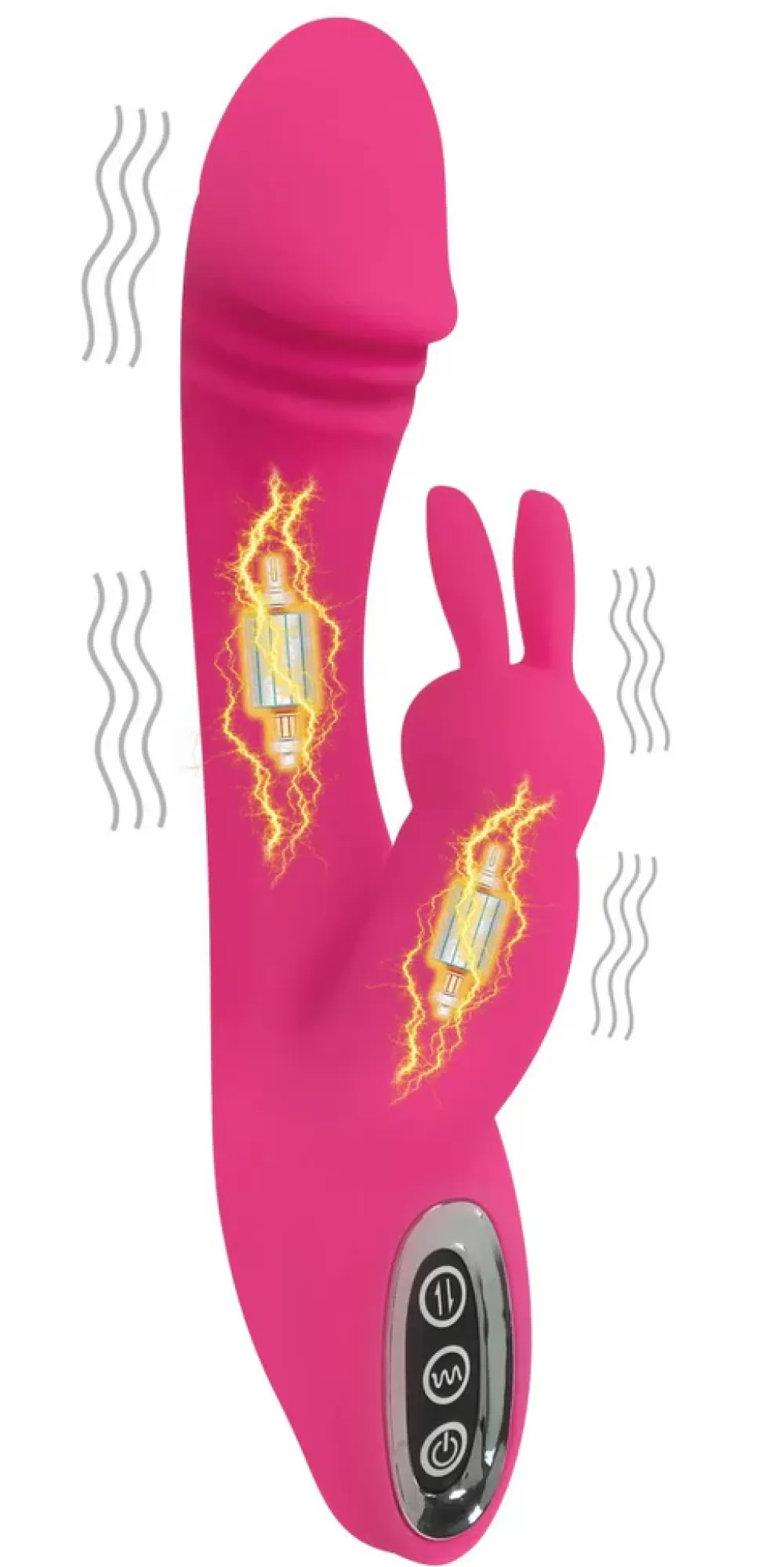 Fashion Healthy & Active Flutters 10X G-Spot Rabbit Silicone Vibrator