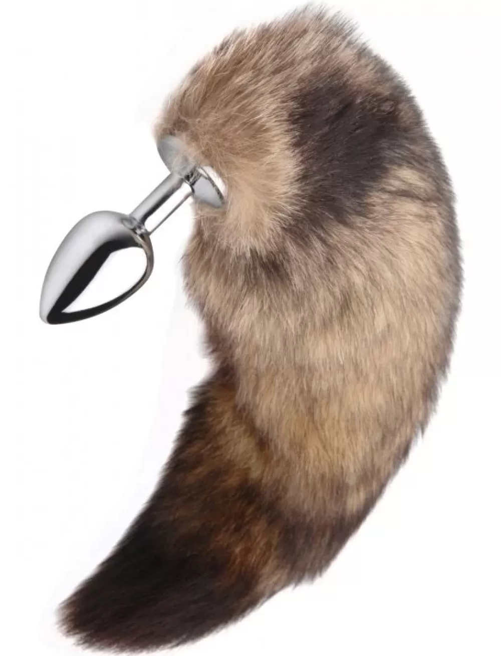 Cheap Healthy & Active Fox Tail Metal Anal Plug