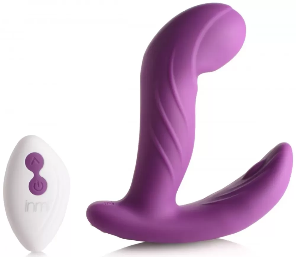 Cheap Healthy & Active G-Rocker 10X Come Hither Silicone Vibrator with Remote Control