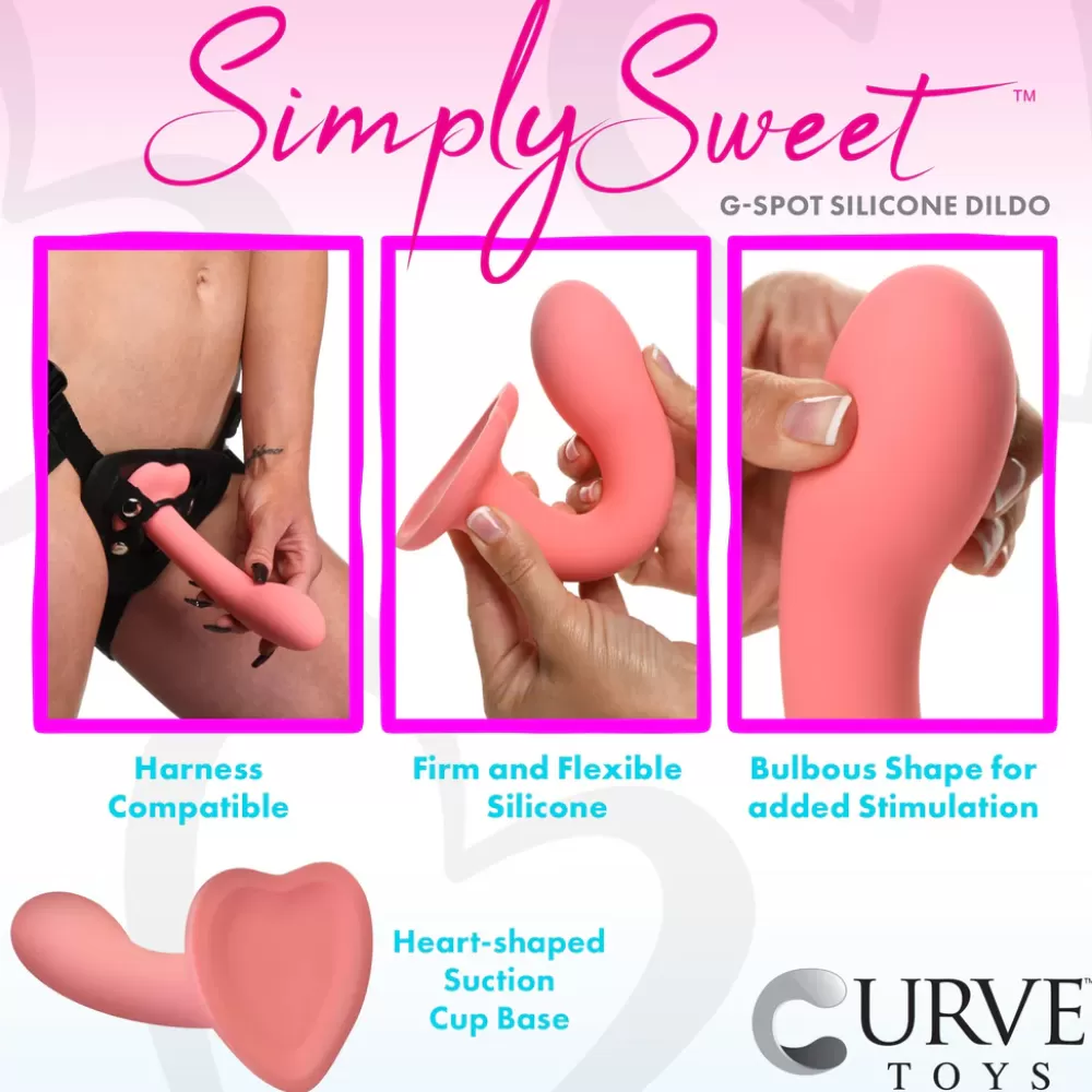 Sale Healthy & Active G-Spot Silicone Pink Dildo