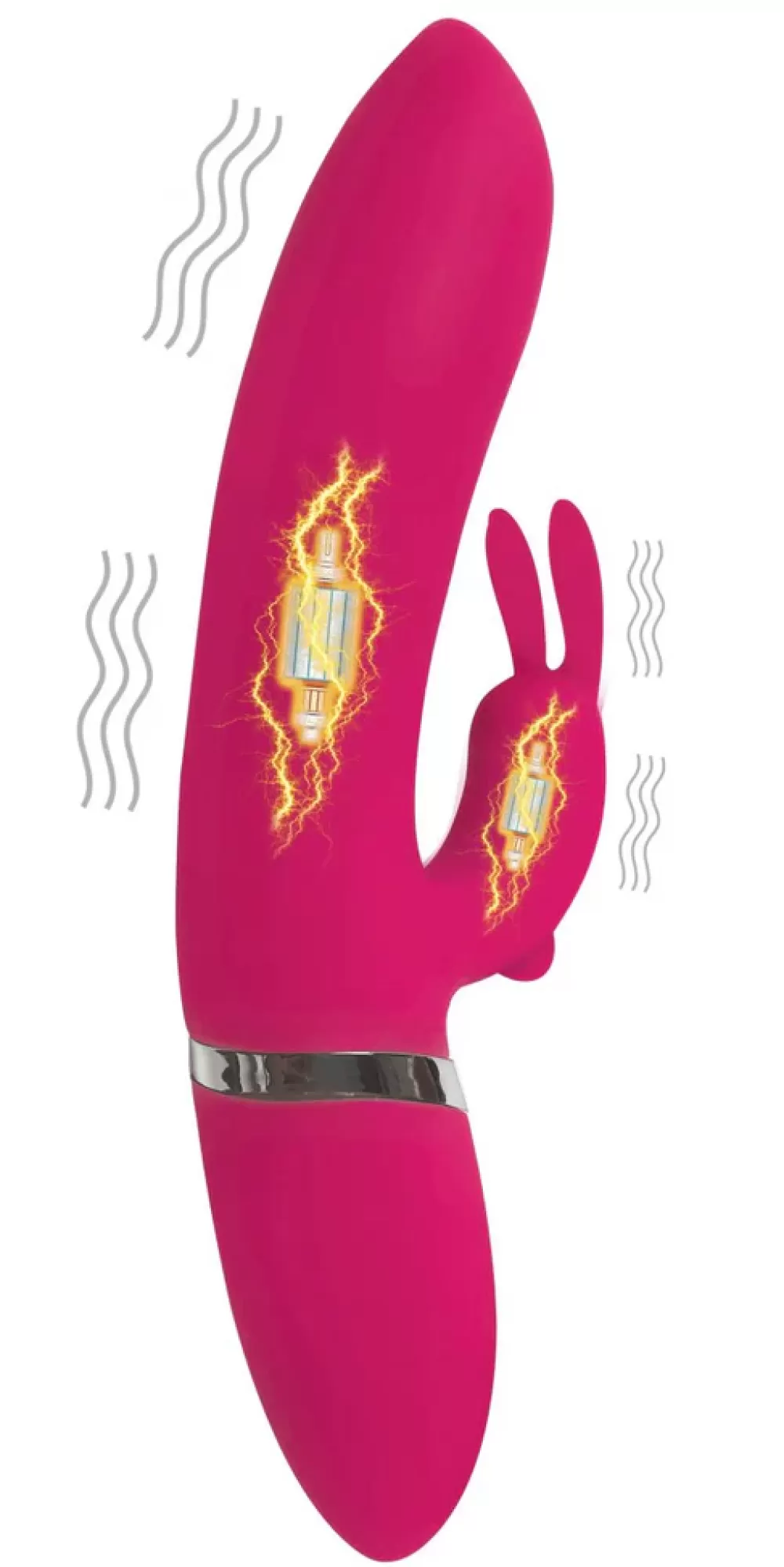 Sale Healthy & Active Hoppy 18X Thrusting Silicone Rabbit Vibrator