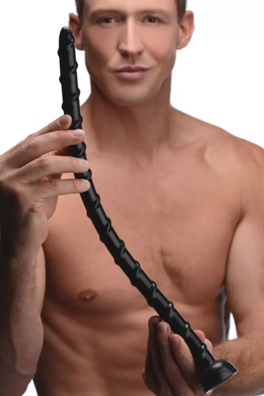 Hot Healthy & Active Hosed 18 Inch Swirl Thin Anal Snake