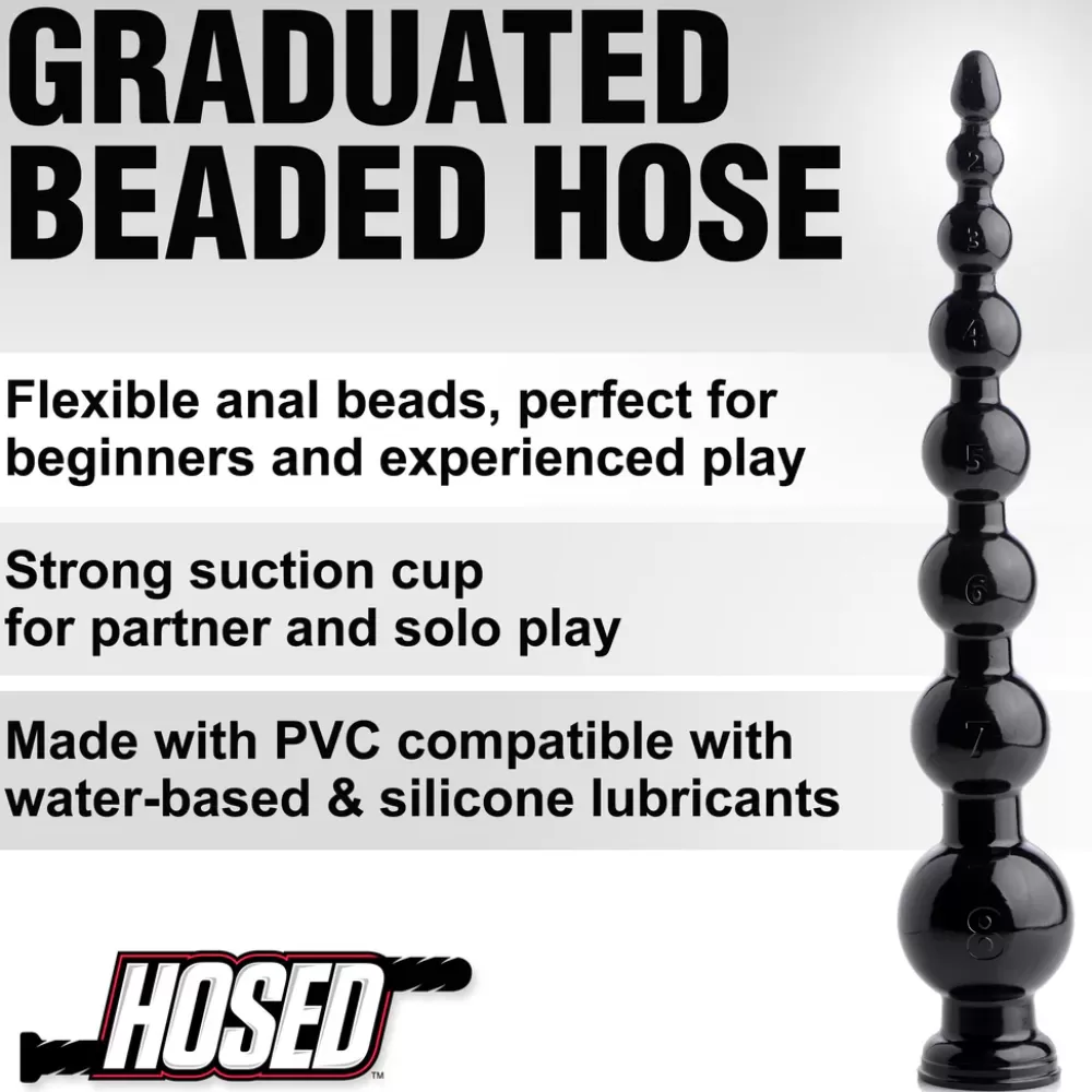 Online Healthy & Active Hosed 19 inch Graduated Beaded Anal Snake