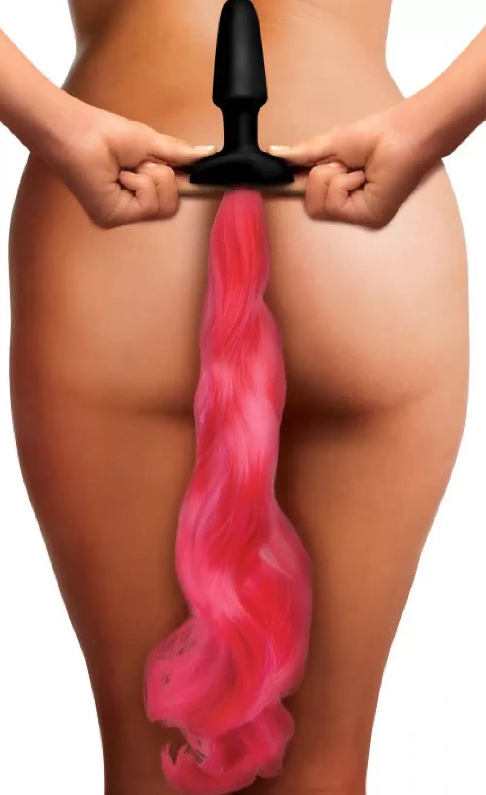 Outlet Healthy & Active Hot Pink Pony Tail Anal Plug