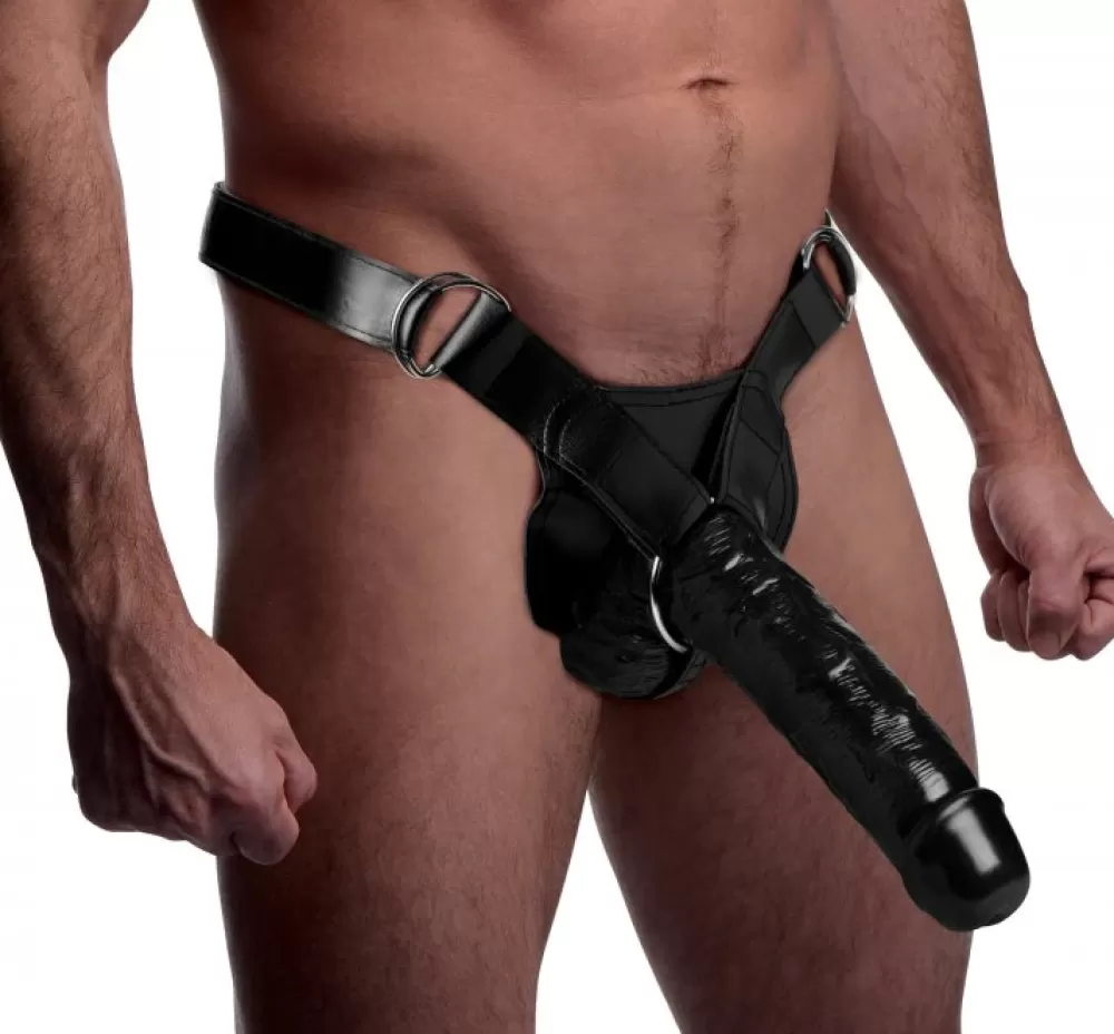Outlet Healthy & Active Infiltrator Hollow Strap-On with 10 Inch Dildo