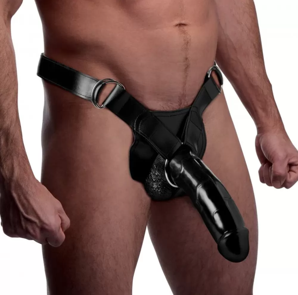 Outlet Healthy & Active Infiltrator II Hollow Strap-On with 9 Inch Dildo