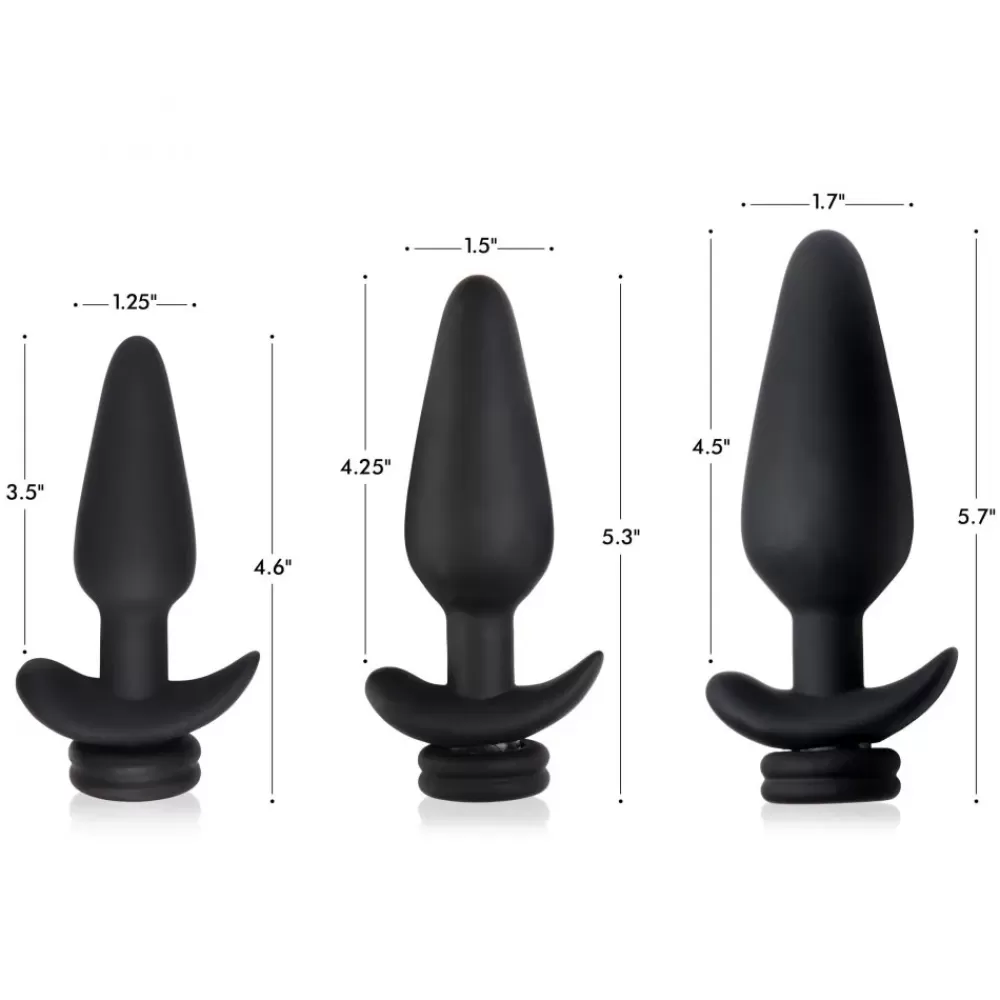 Shop Healthy & Active Interchangeable 10X Vibrating Silicone Anal Plug with Remote