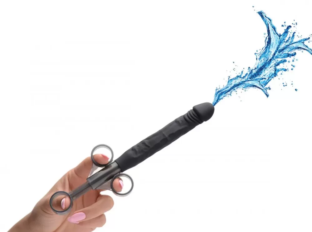 Sale Healthy & Active Jizz Shooter Silicone Dildo Lubricant Launcher