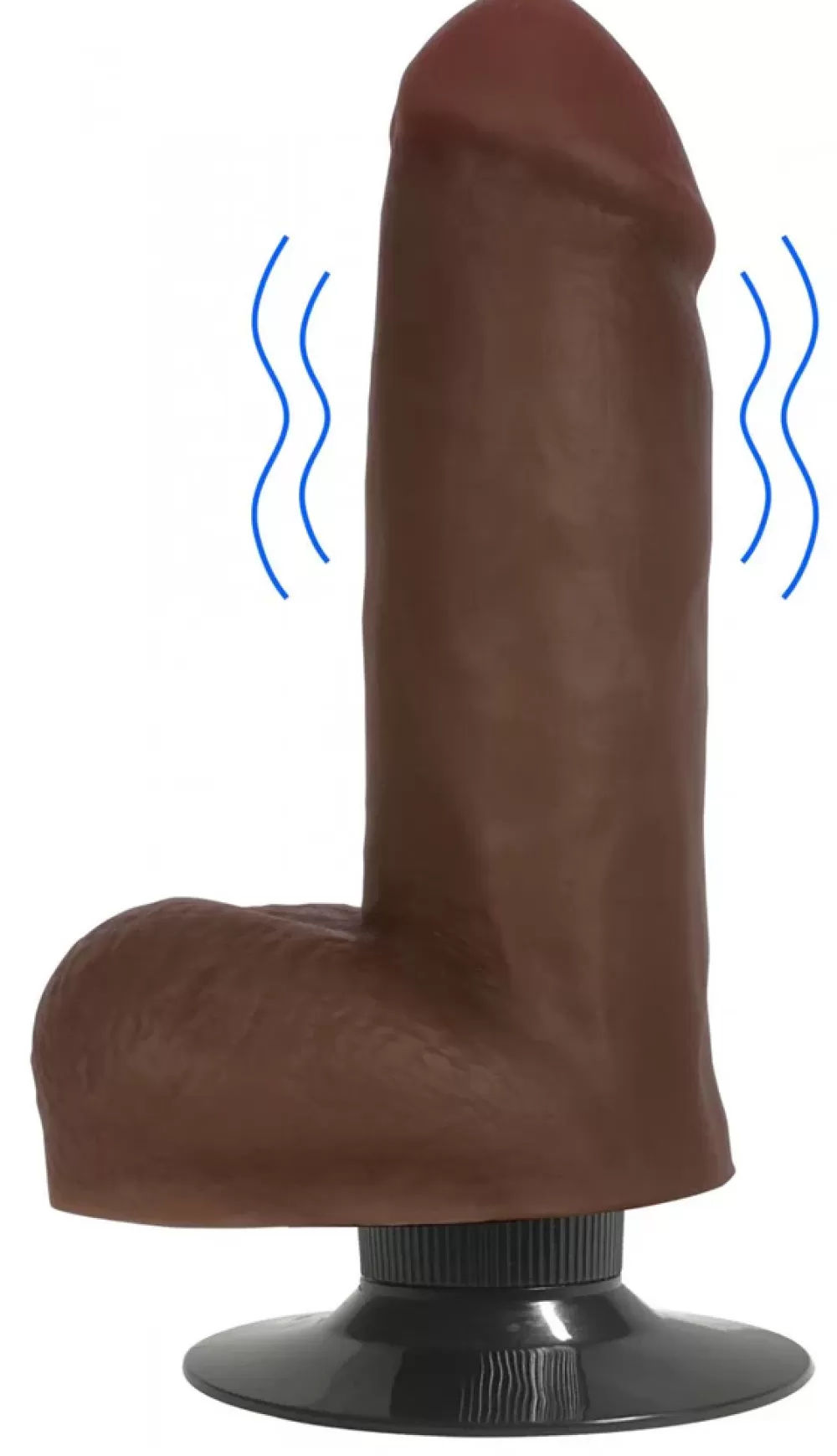 Outlet Healthy & Active Jock Dark Vibrating Dildo with Balls