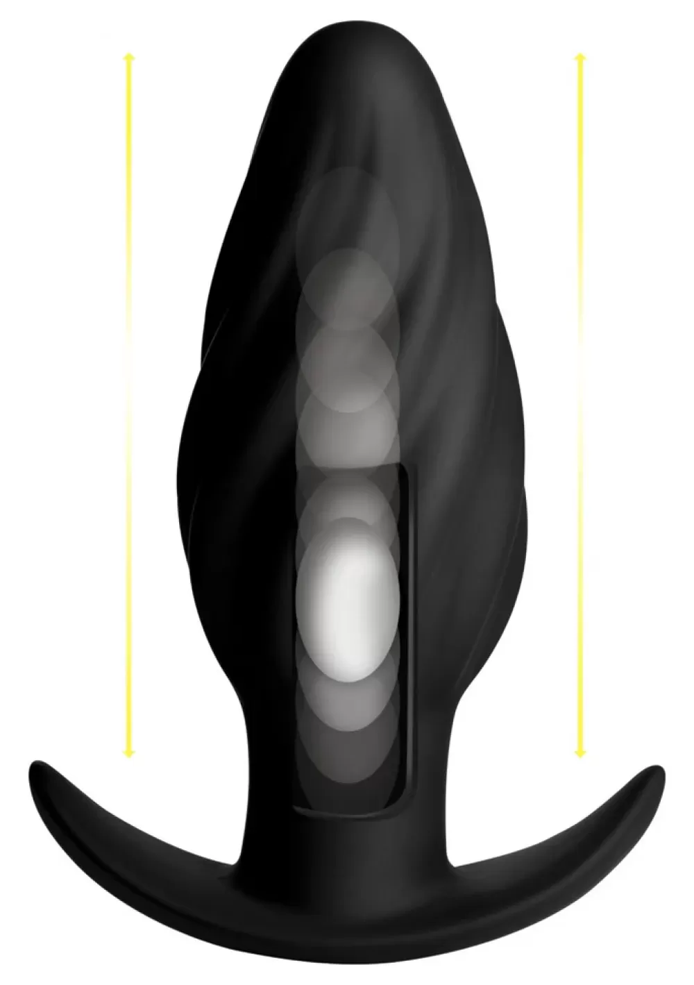 Outlet Healthy & Active Kinetic Thumping 7X Swirled Anal Plug
