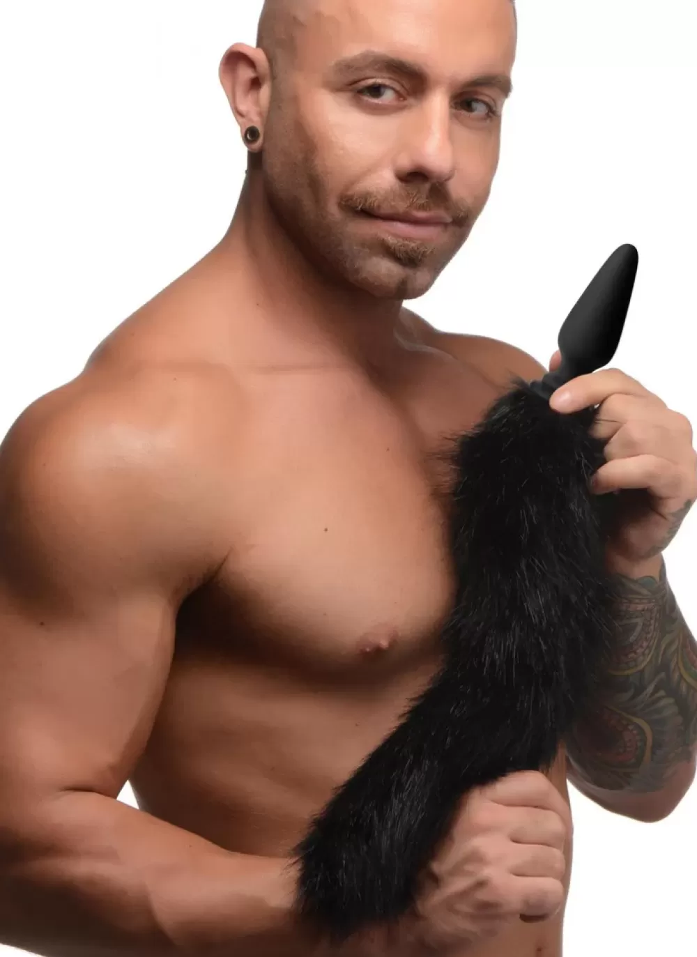 Clearance Healthy & Active Large Anal Plug with Interchangeable Fox Tail