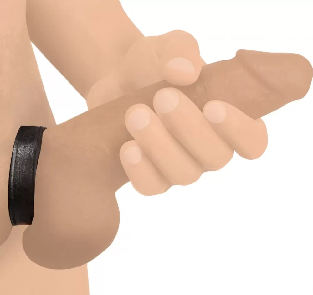 Best Healthy & Active Leather and Velcro Cock Ring