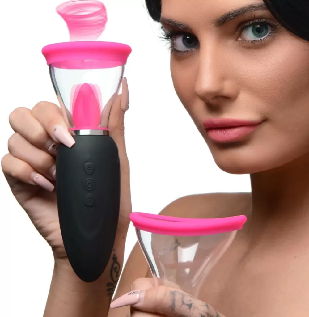 Hot Healthy & Active Lickgasm Mini 10X Silicone Licking and Sucking Stimulator