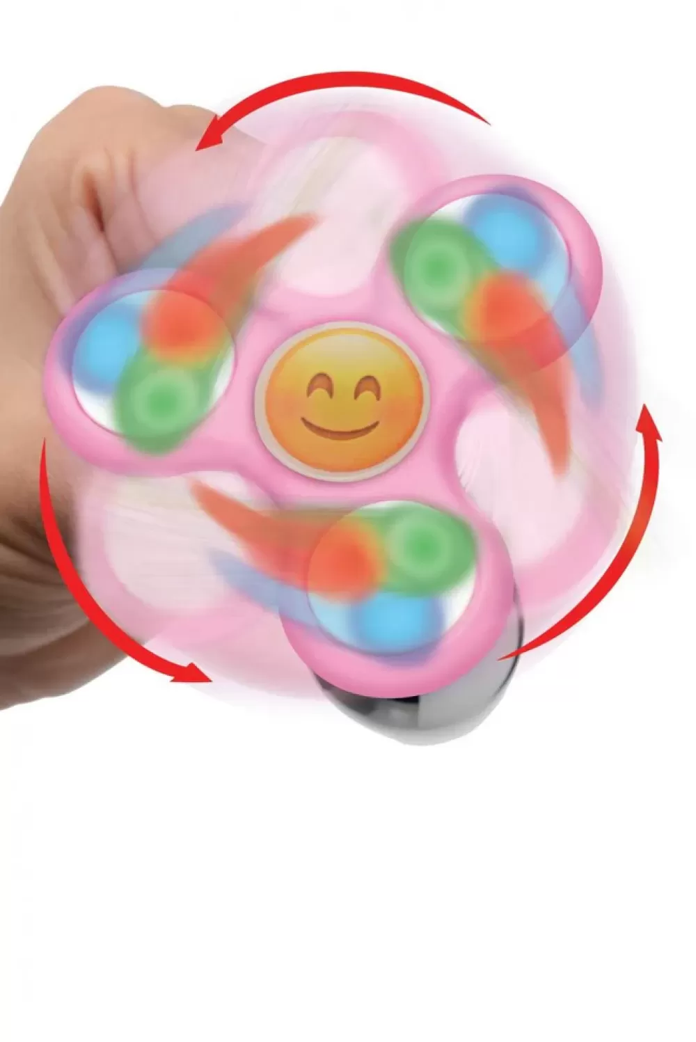 Online Healthy & Active Light Up Emoji Fidget Spinner Butt Plug