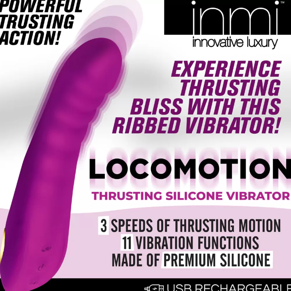 Best Sale Healthy & Active Locomotion Thrusting Silicone Vibrator