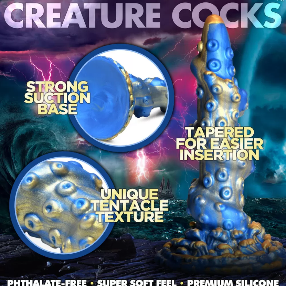 New Healthy & Active Lord Kraken Tentacled Silicone Dildo