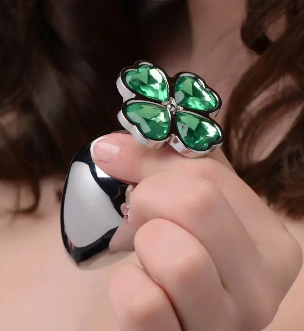 Sale Healthy & Active Lucky Clover Gem Anal Plug