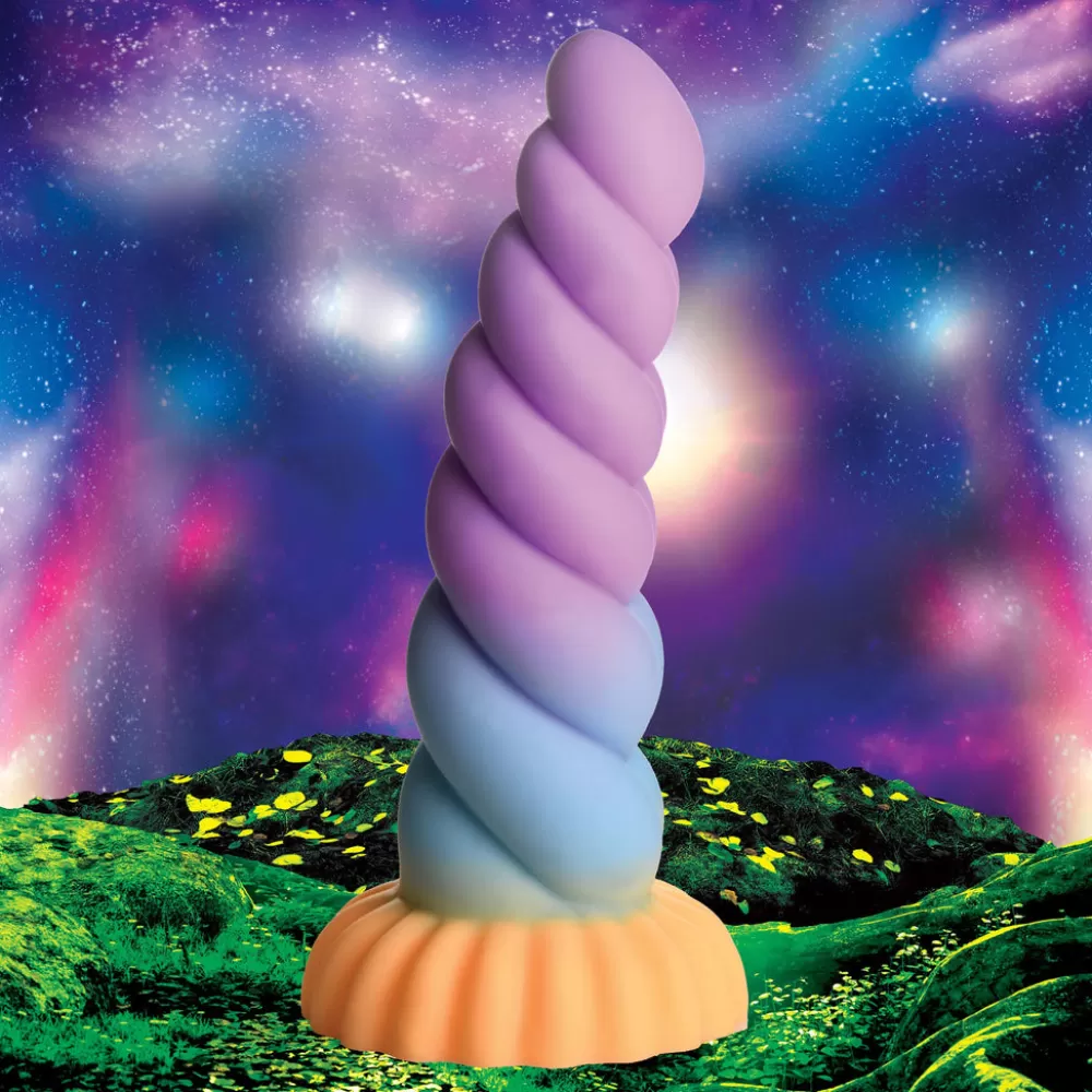 Cheap Healthy & Active Mystique Silicone Unicorn Dildo