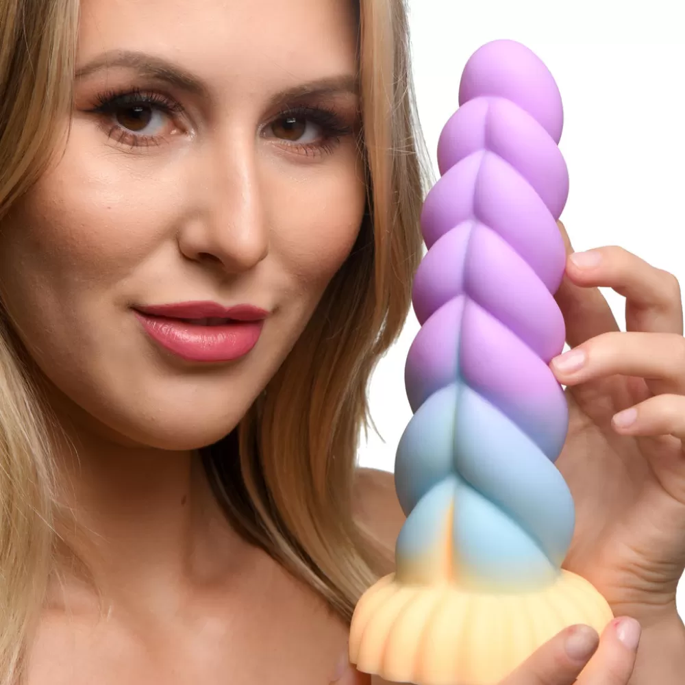 Cheap Healthy & Active Mystique Silicone Unicorn Dildo
