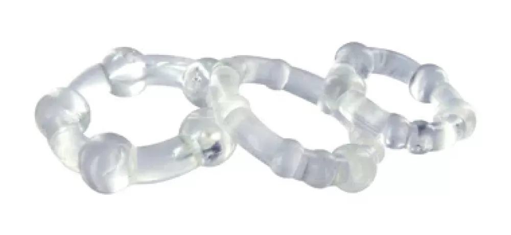 Cheap Healthy & Active Performance Erection Rings (Clear)