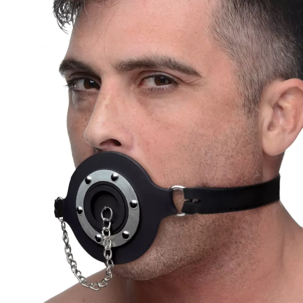 New Healthy & Active Pie Hole Silicone Feeding Gag