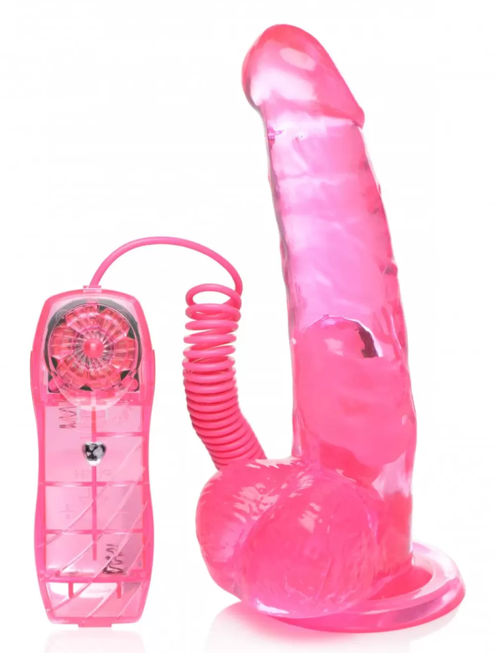 Flash Sale Healthy & Active Pink 7.5 Inch Suction Cup Vibrating Dildo
