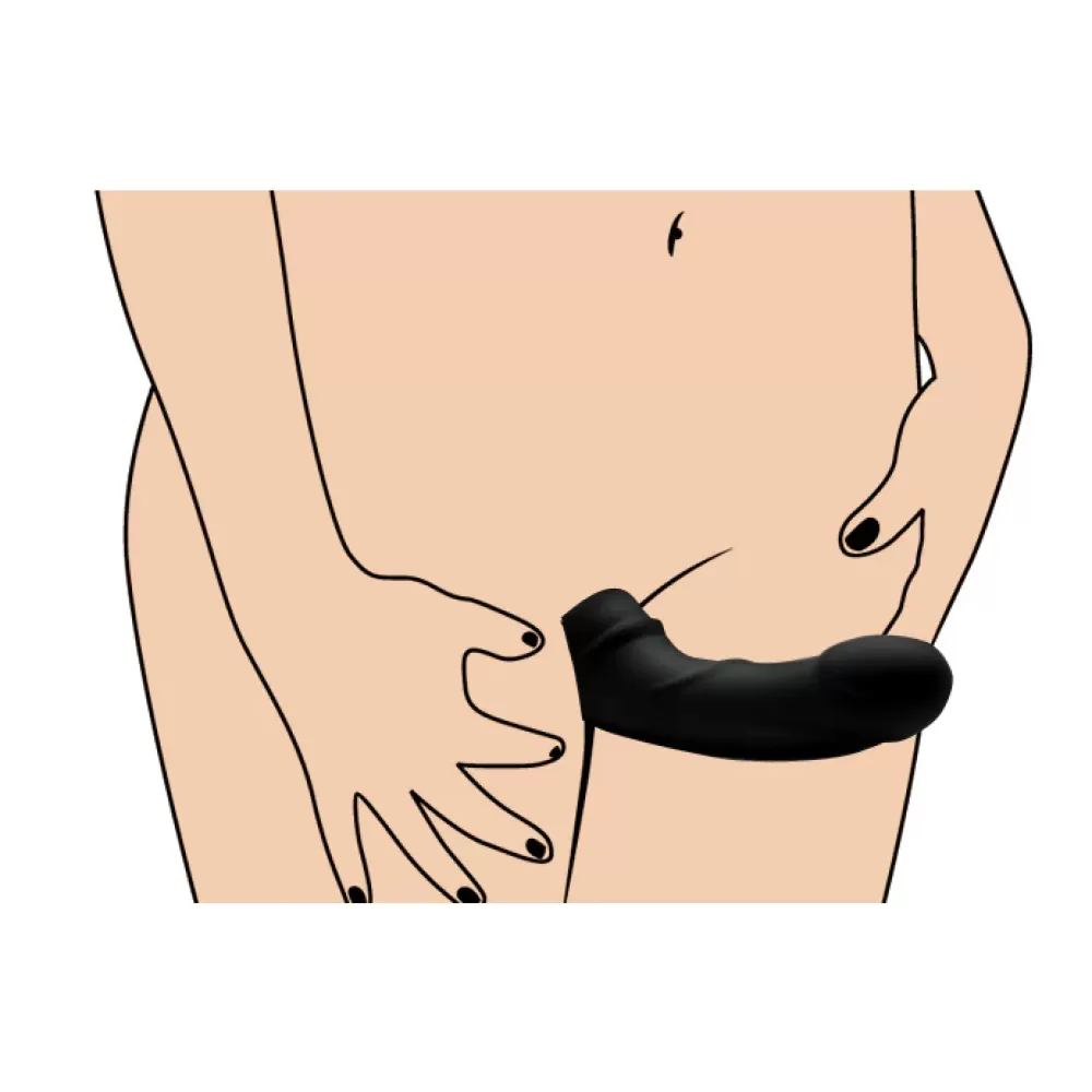 Sale Healthy & Active Pro Rider 9X Vibrating Silicone Strapless Strap On with Remote Control