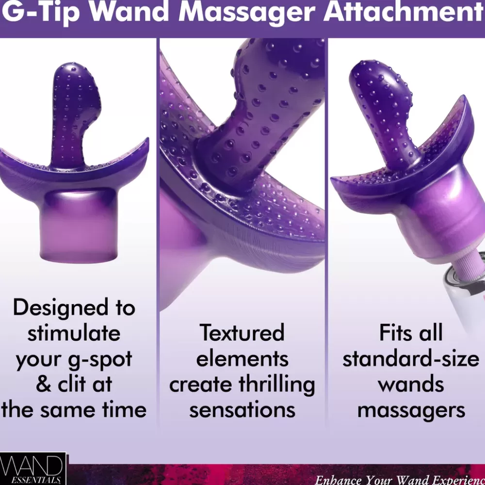 Outlet Healthy & Active Purple G-Tip Wand Attachment
