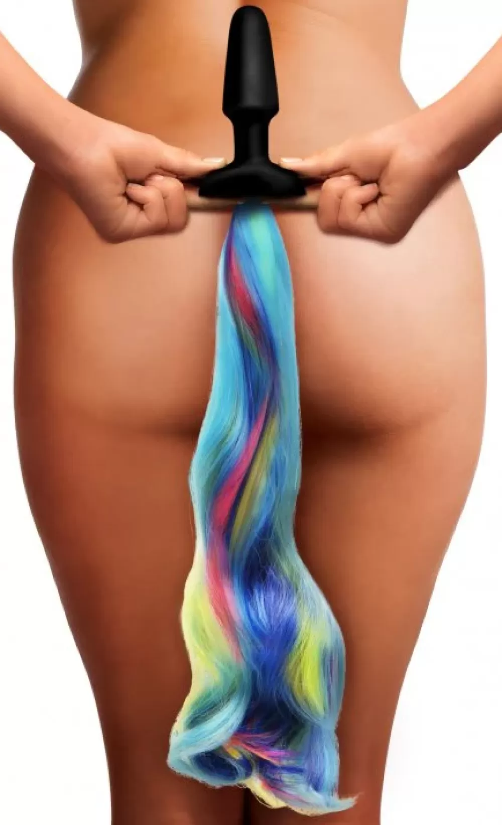 Clearance Healthy & Active Rainbow Pony Tail Anal Plug