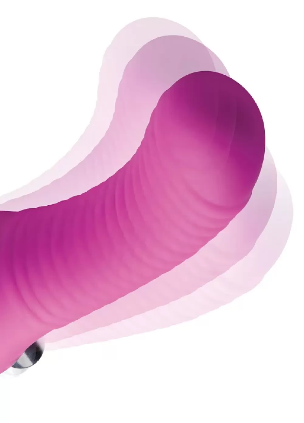 Clearance Healthy & Active Regal Rider Vibrating Silicone Strapless Strap On Triple G Dildo