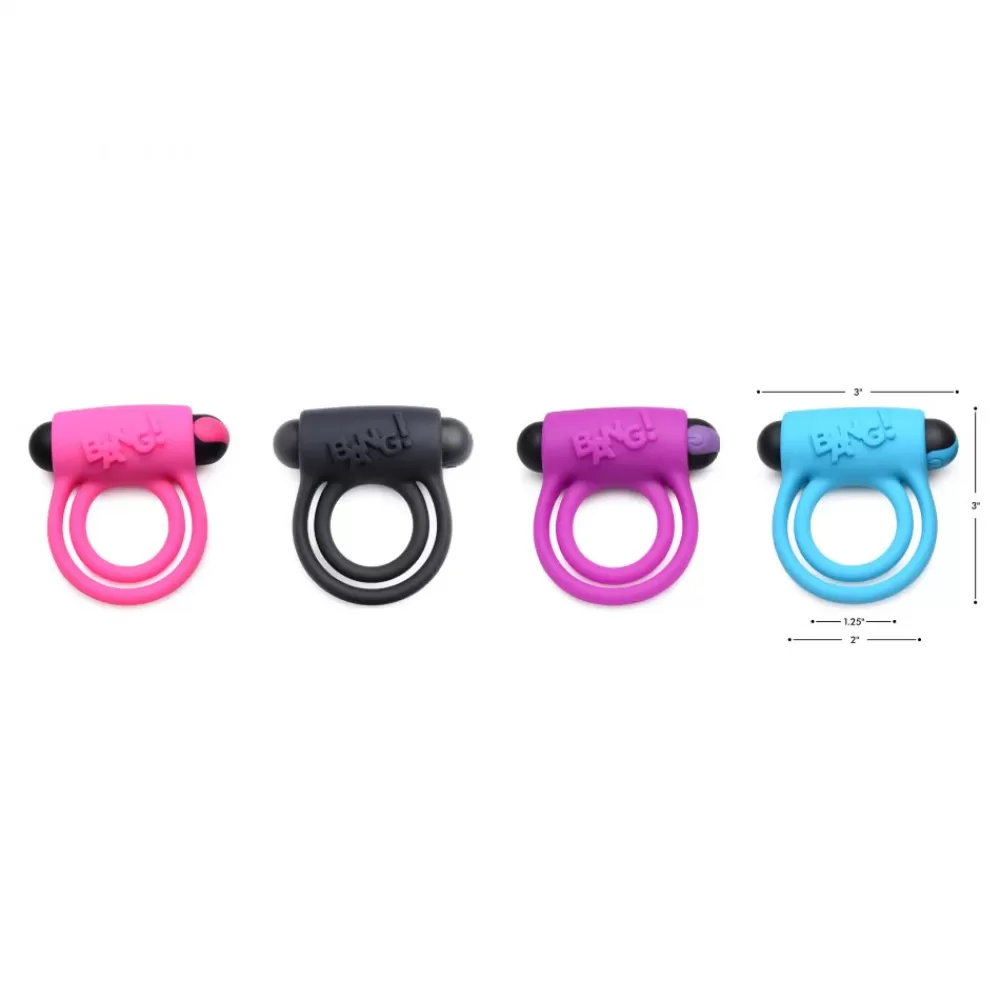 Discount Healthy & Active Remote Control 28X Vibrating Cock Ring and Bullet