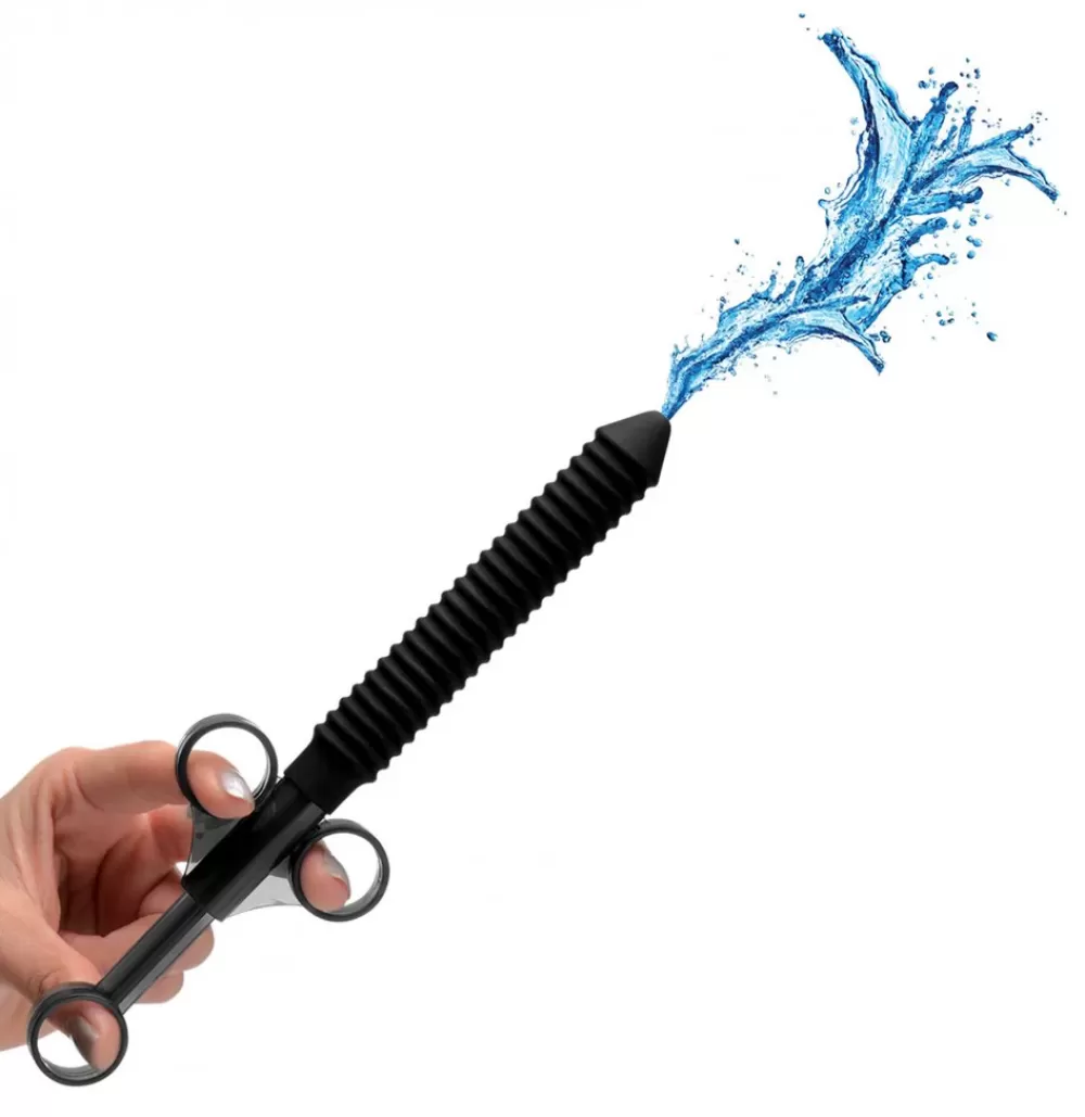 Store Healthy & Active Ribbed Silicone Lubricant Launcher