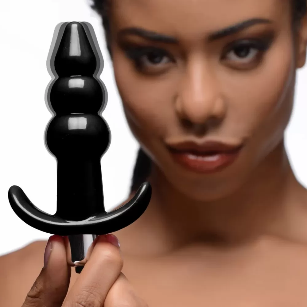 Flash Sale Healthy & Active Ribbed Vibrating Butt Plug