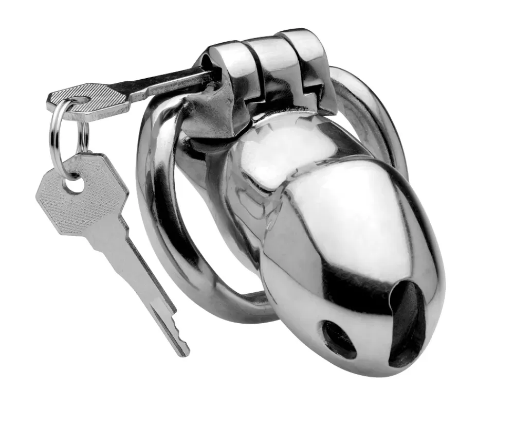 Flash Sale Healthy & Active Rikers 24-7 Stainless Steel Locking Chastity Cage