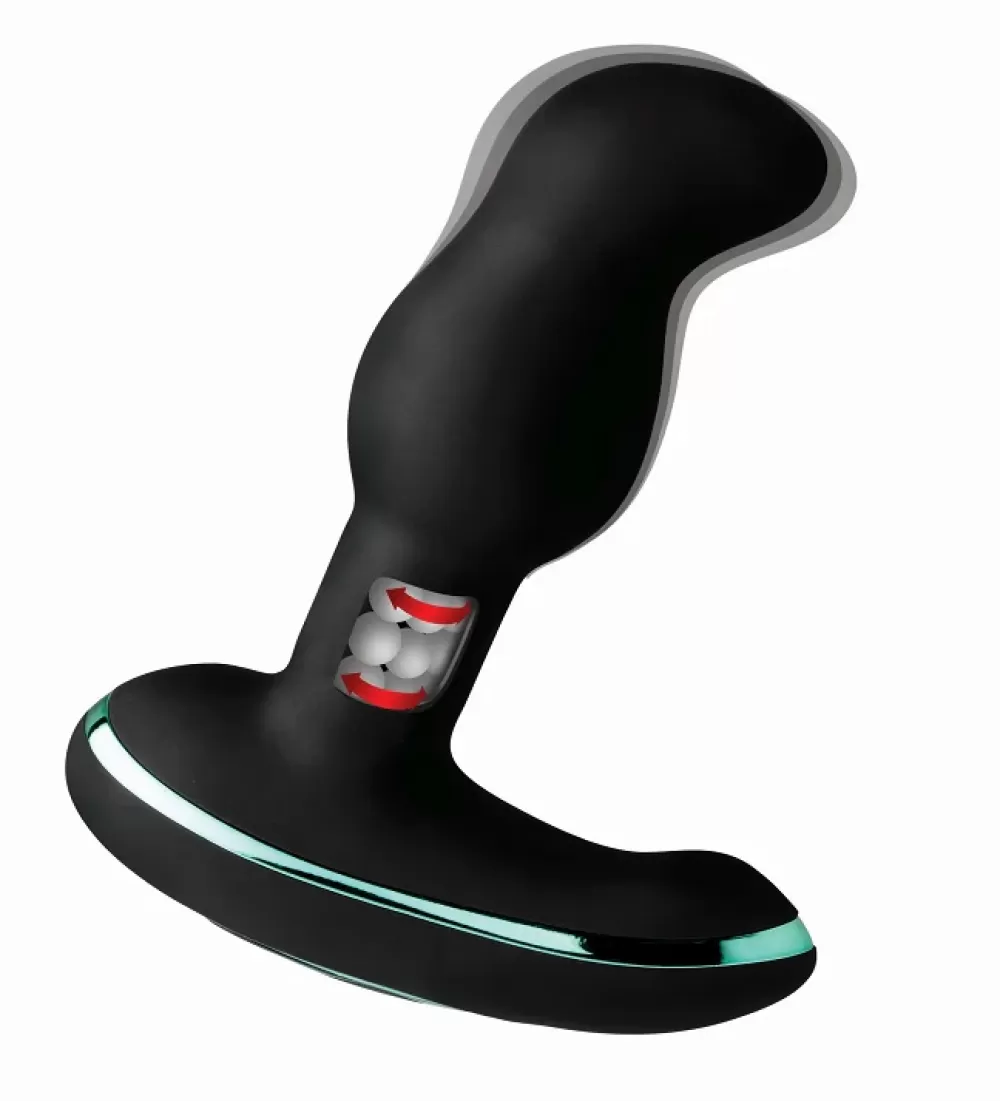 Fashion Healthy & Active Rimsation 7x Silicone Prostate Vibe with Rotating Beads