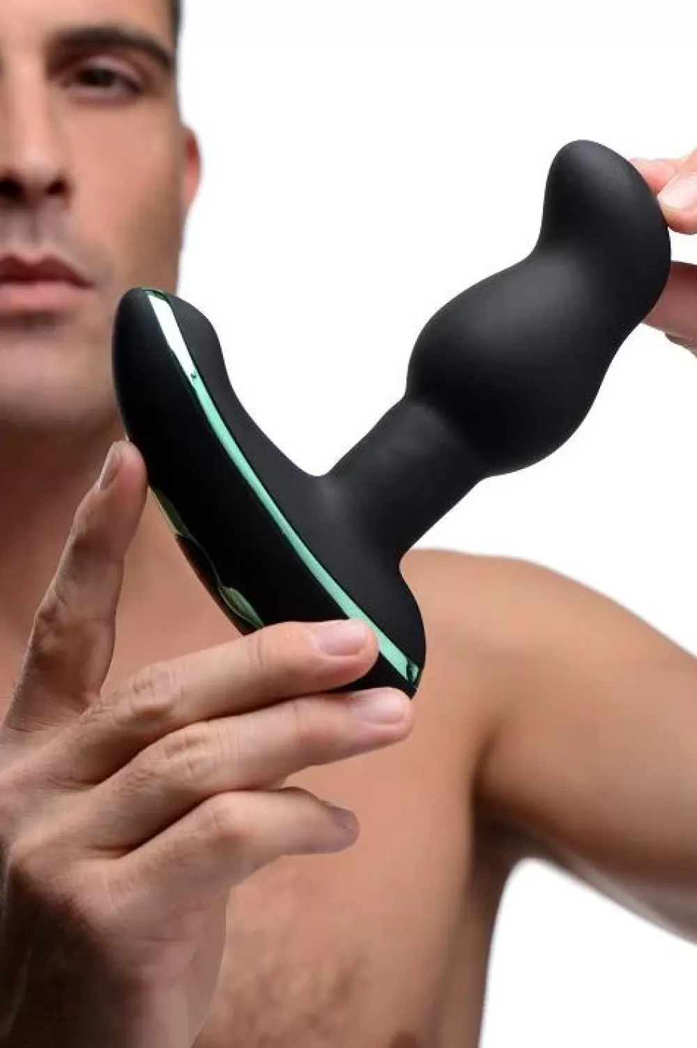 Fashion Healthy & Active Rimsation 7x Silicone Prostate Vibe with Rotating Beads