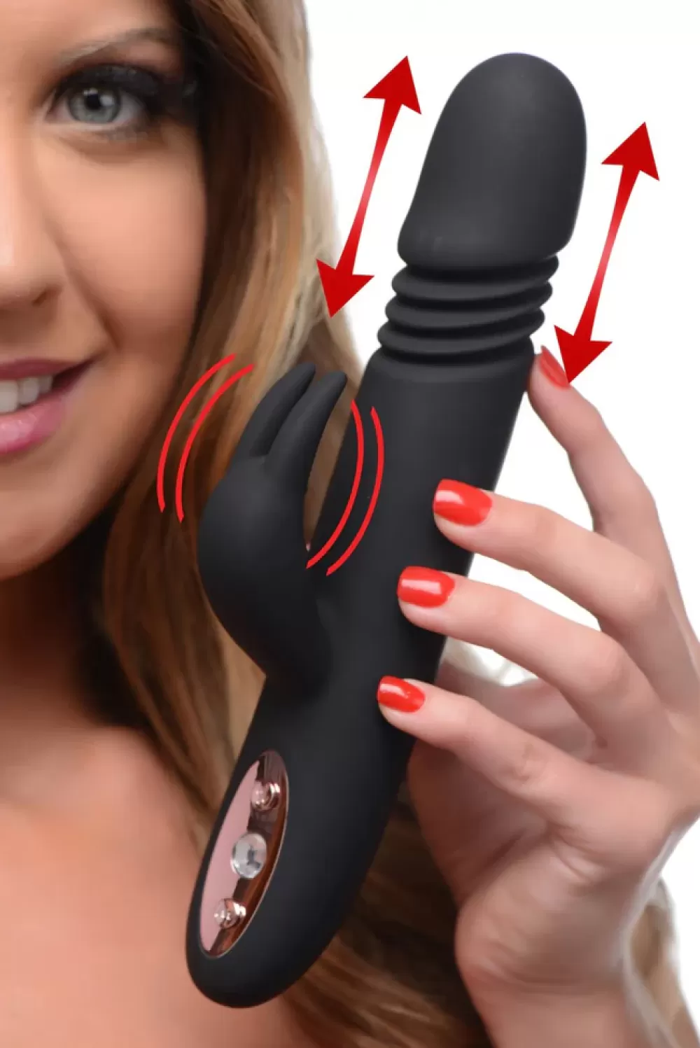 Best Sale Healthy & Active Royal Rabbits Silicone Bunny Thrusting Vibrator
