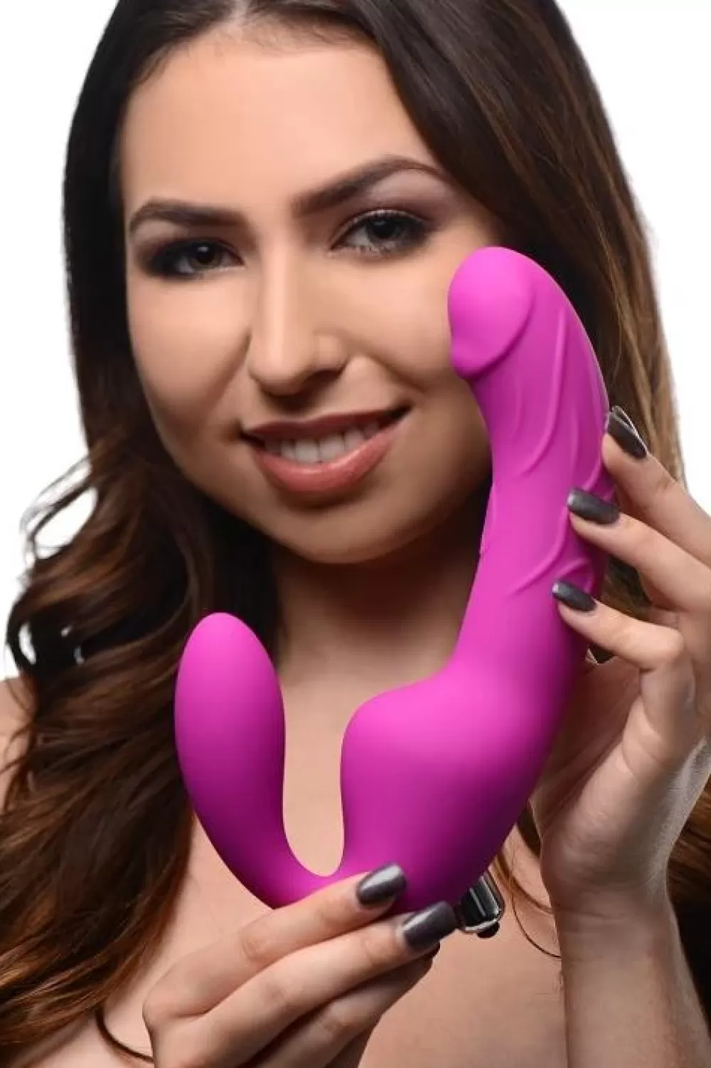 Discount Healthy & Active Royal Rider Vibrating Silicone Strapless Strap On Dildo