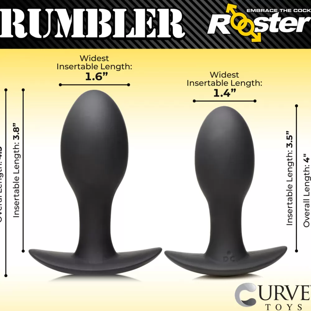 Store Healthy & Active Rumbler Vibrating Silicone Butt Plug