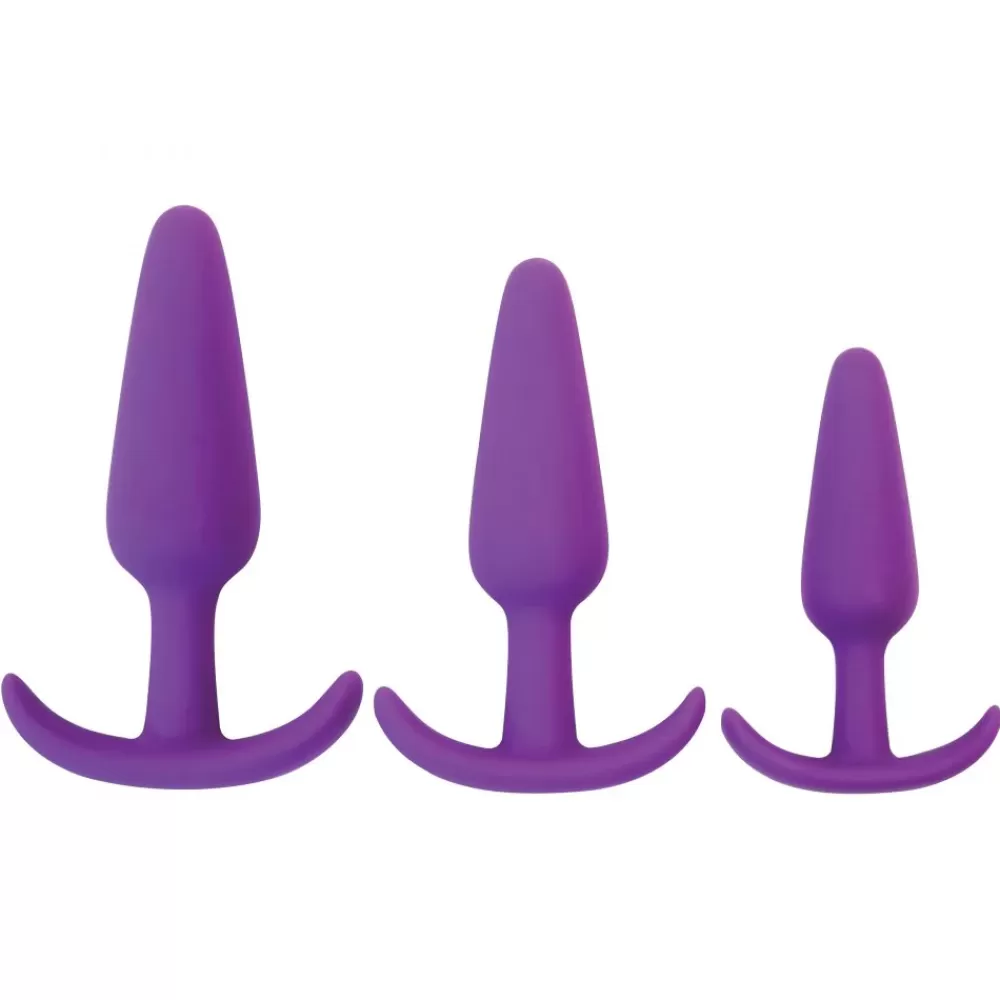 Clearance Healthy & Active Rump Rockers 3 Piece Silicone Anal Plug Set