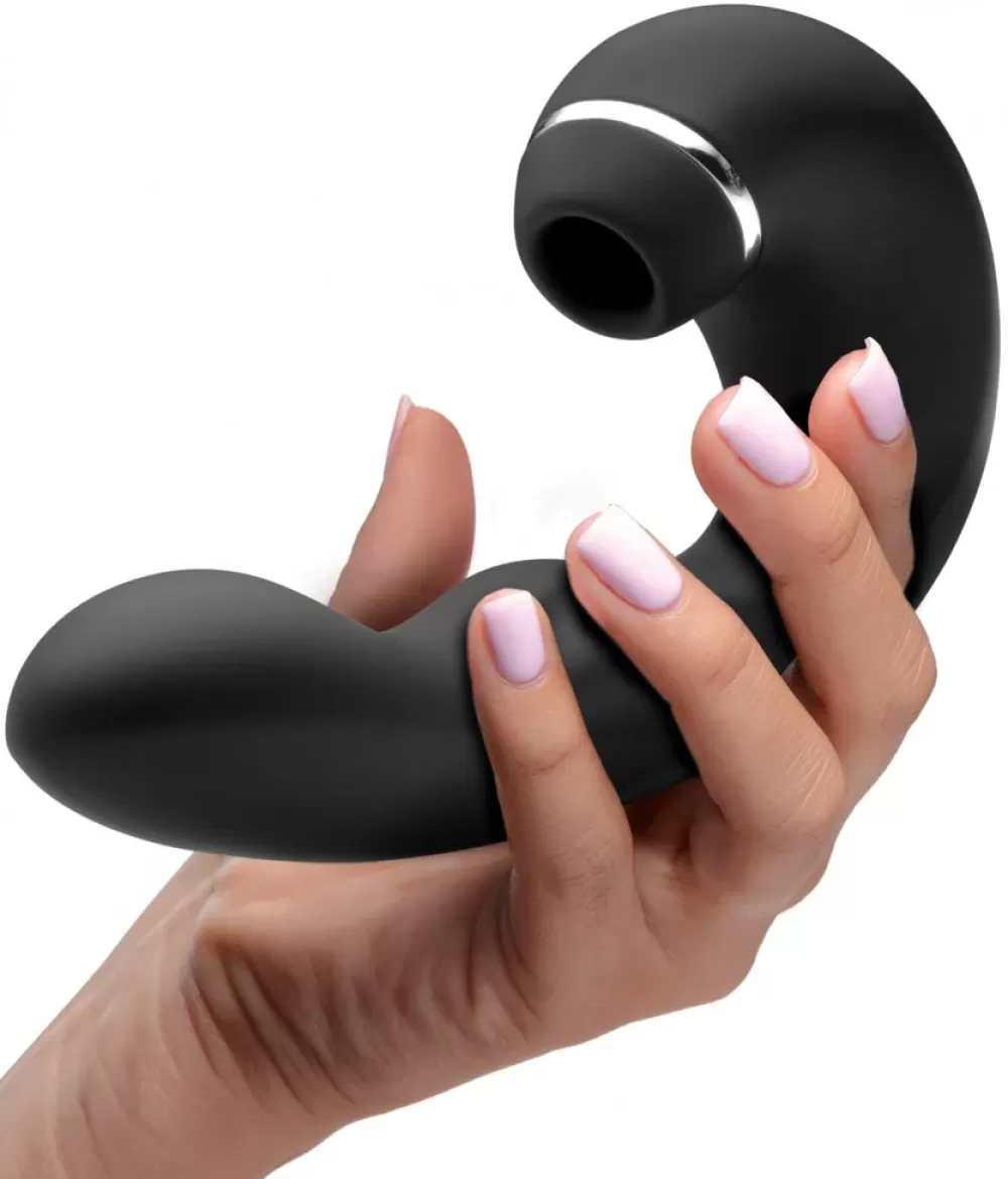 Cheap Healthy & Active Shegasm 5 Star 10X Tapping G-Spot Silicone Vibrator with Suction