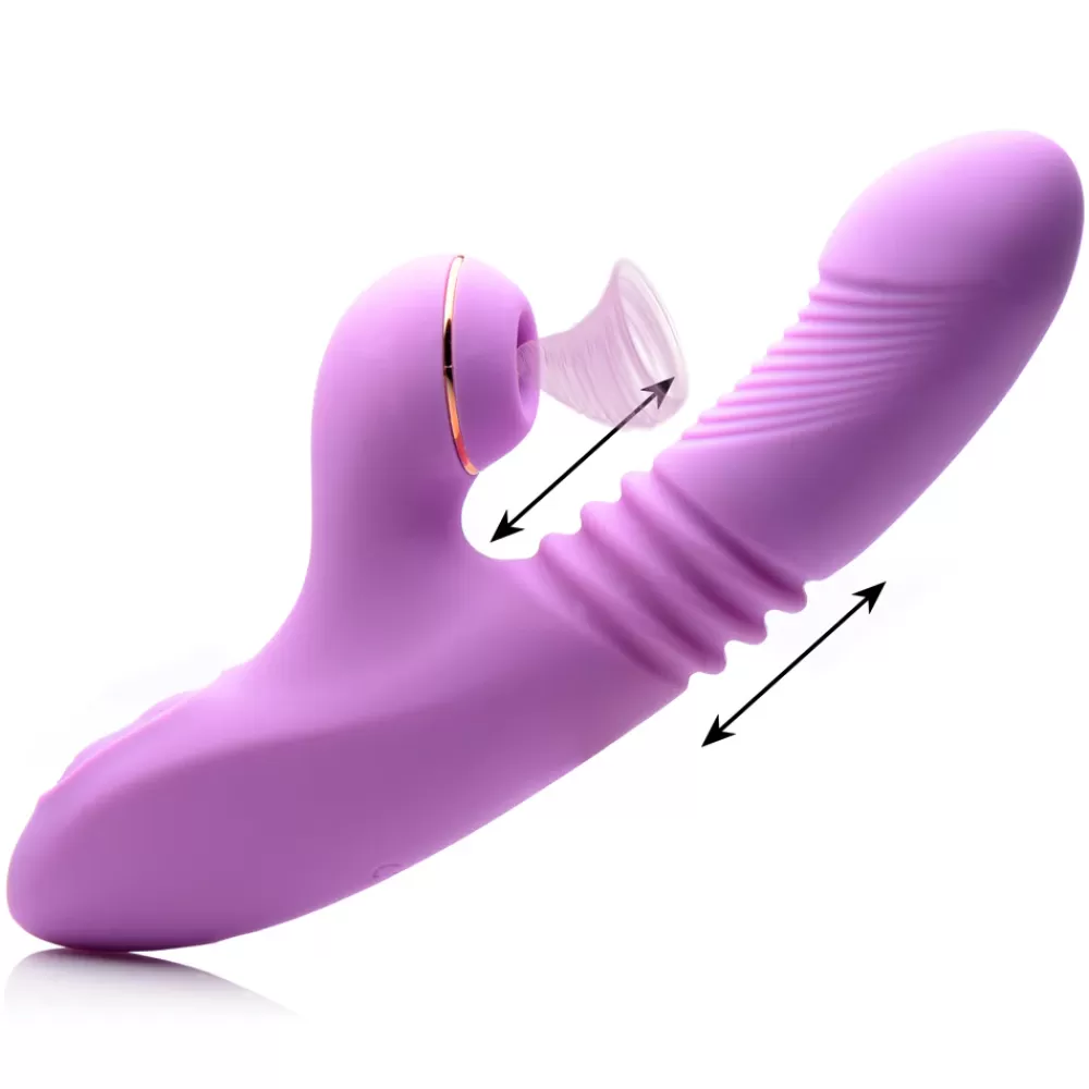 Hot Healthy & Active Shegasm Pro Thrusting Suction Rabbit