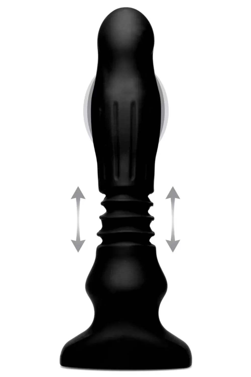 Best Sale Healthy & Active Silicone Swelling and Thrusting Plug with Remote Control