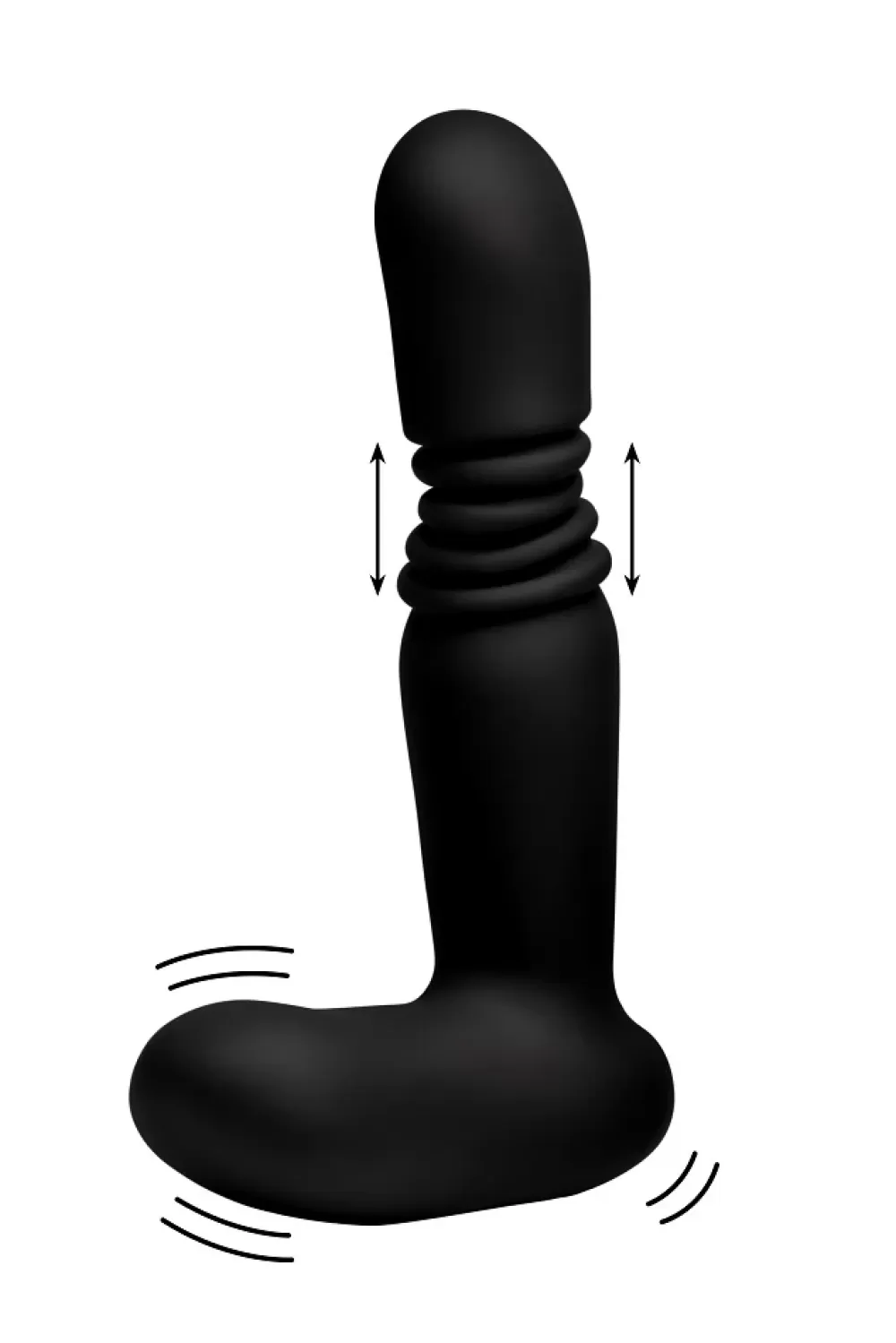 Cheap Healthy & Active Silicone Thrusting Anal Plug With Remote Control