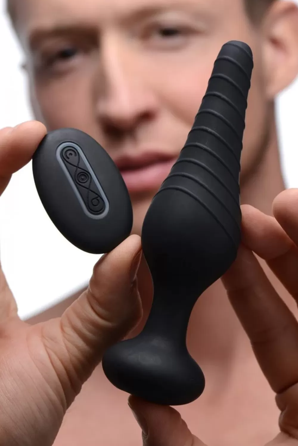 Online Healthy & Active Silicone Vibrating Anal Plug With Remote Control
