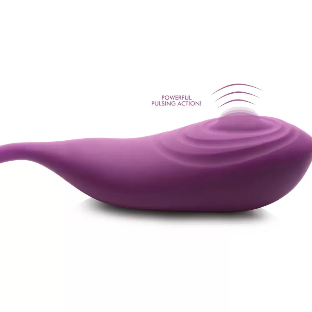 Sale Healthy & Active Slim Pulse 7X Pulsating Silicone Clit Stimulator and Vibrating Egg