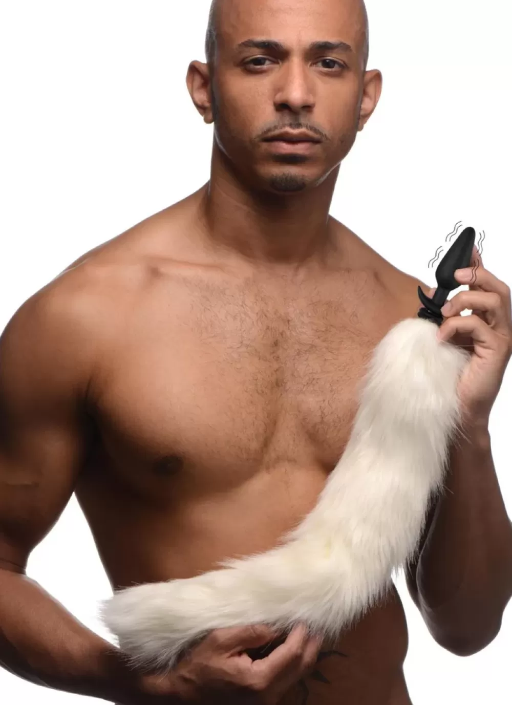 Clearance Healthy & Active Small Vibrating Anal Plug with Interchangeable Fox Tail