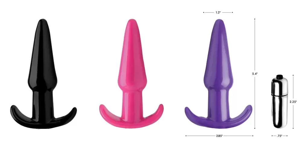 Store Healthy & Active Smooth Vibrating Anal Plug